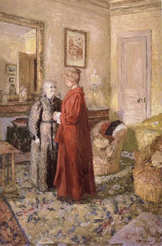 Vial and his wife Annette, Edouard Vuillard